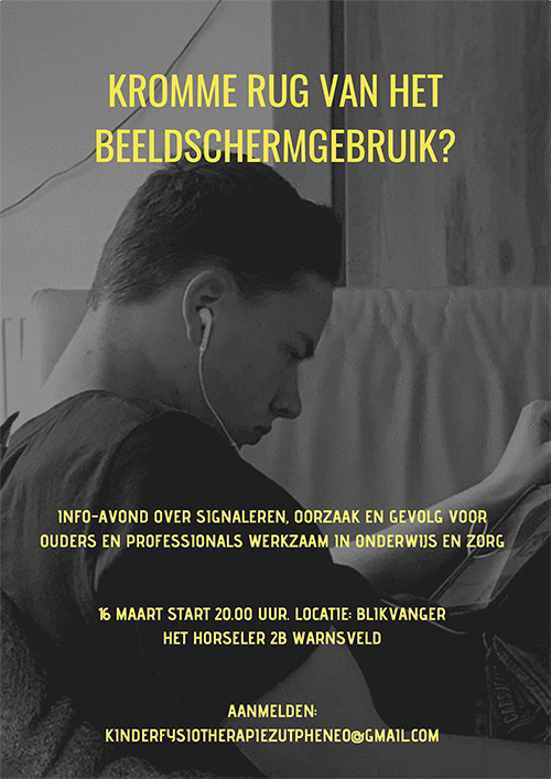 tabletnek bij jeugd, kinderfysiotherapie Arcus Zutphen