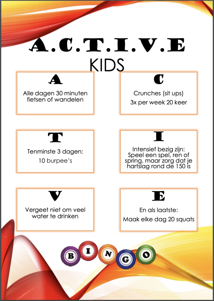 Bingo Active Kids Arcus Fysiotherapie Zutphen
