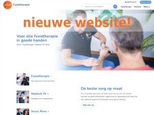 Arcus Fysiotherapie heeft een nieuwe website.
